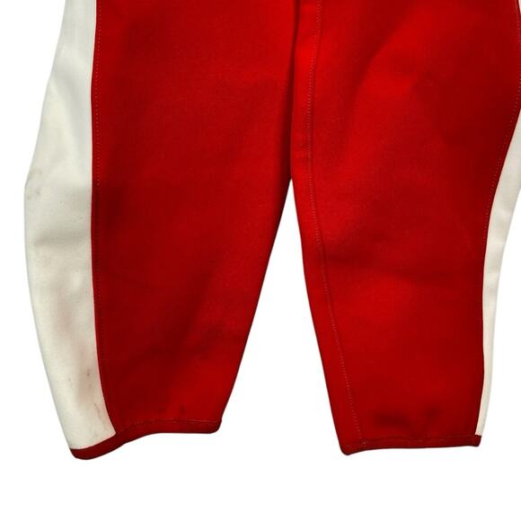 Cordova Ski Suit Snowboarding Waterproof Zip Front Belted Firey Red White Size S - Picture 10 of 16